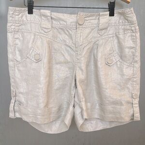 DKNY 100% Linen short